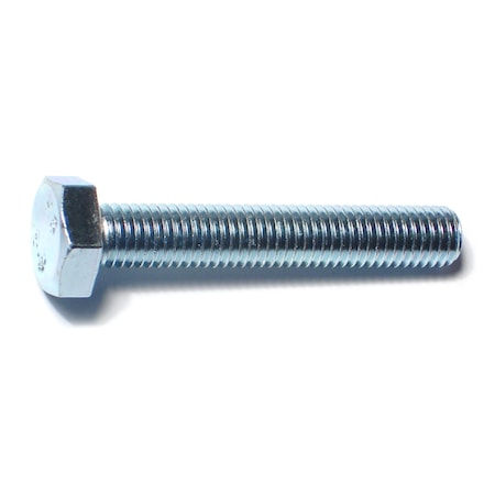 Midwest Fastener Class 8.8, M10-1.50 Hex Head Tap Bolt, Zinc Plated Steel, 60 mm L, 8 PK 78363
